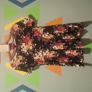 Forever 21 Women's Floral Babydoll Top Or Dress Size Small